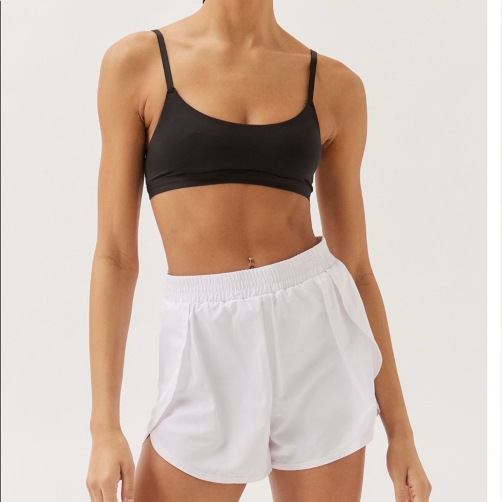 Year of the terrain Urban Outfitters white shorts